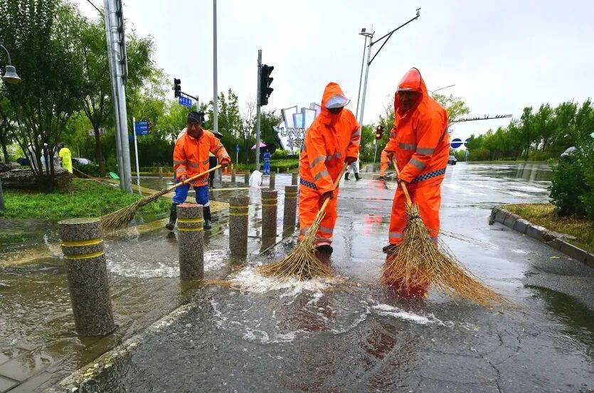 通州降雨已达暴雨级别！应对强降雨，TA们在行动——