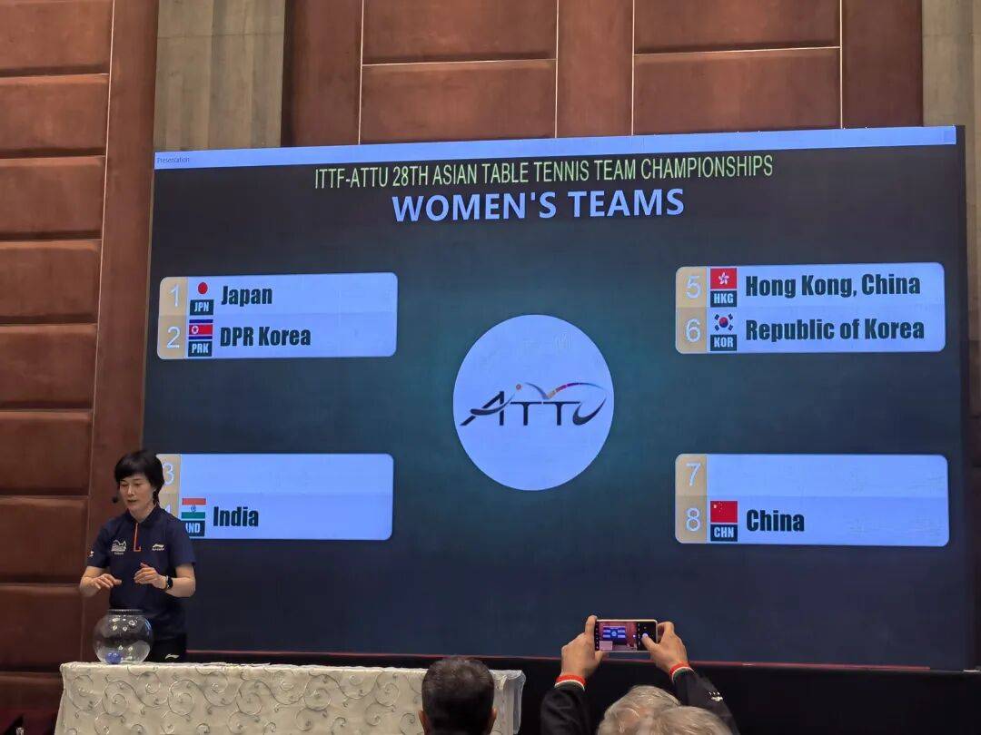 亚锦赛明日揭幕，小组赛签表出炉